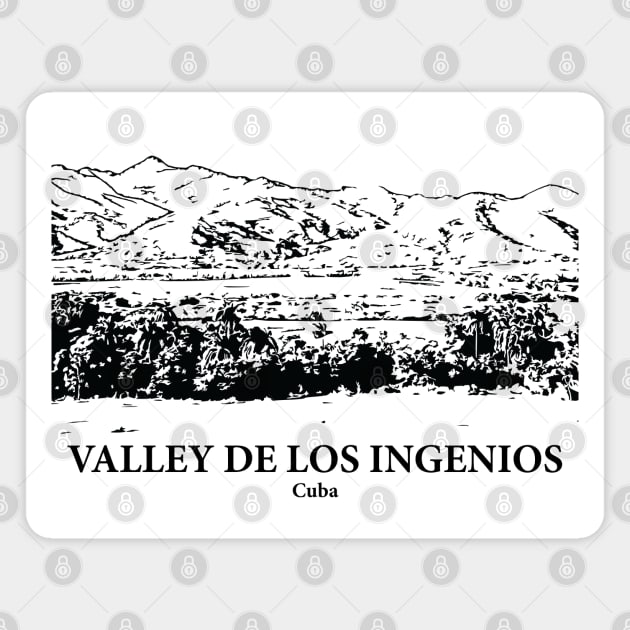 Valley de los Ingenios - Cuba Magnet by Lakeric